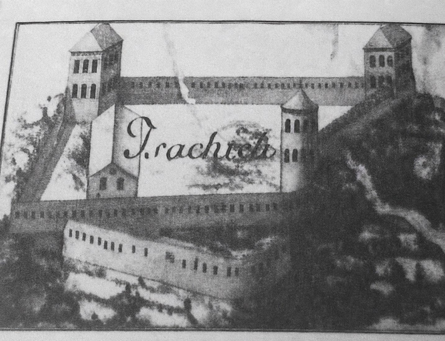 Historijski prikaz Starog grada Izačića